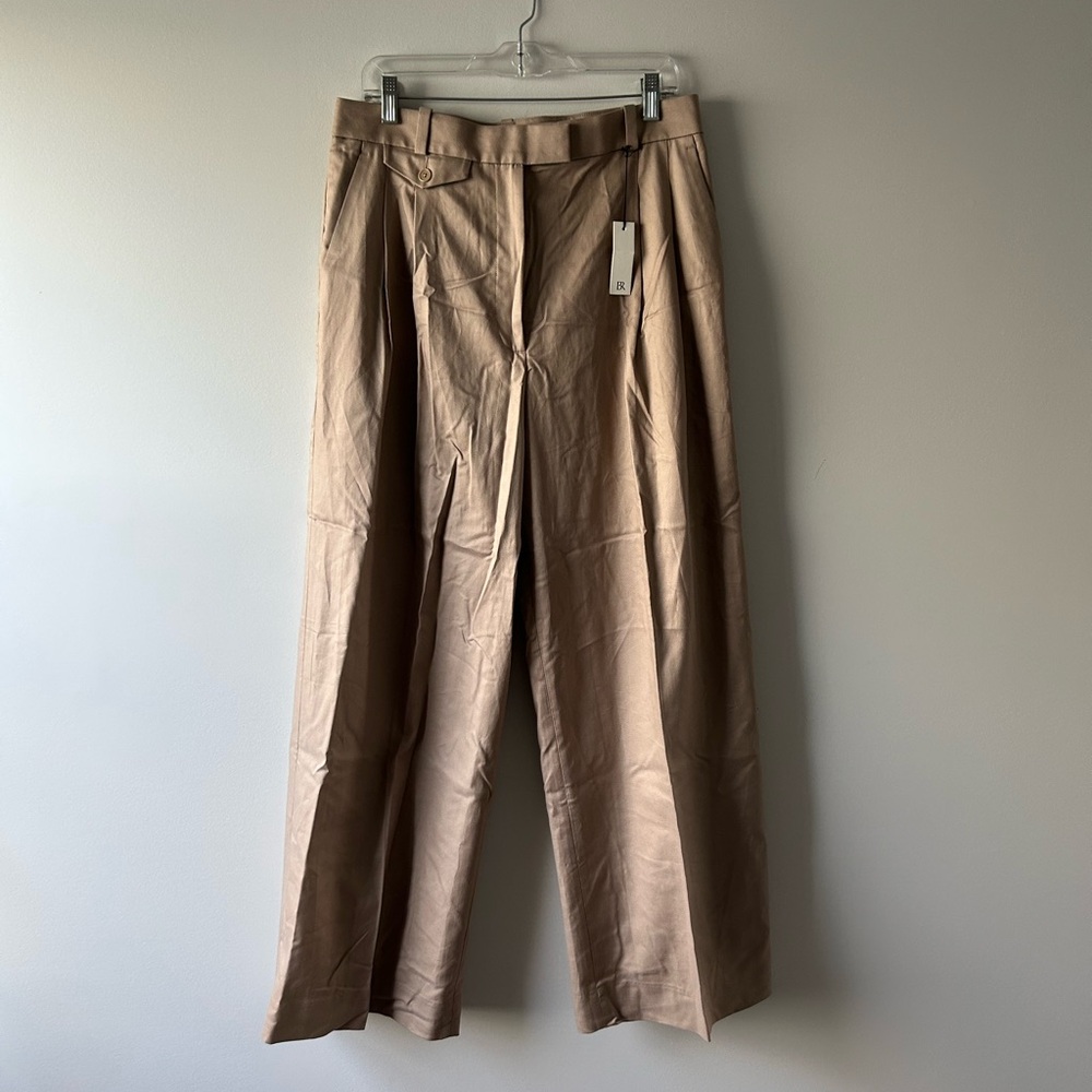 Banana Republic tan wide leg pants